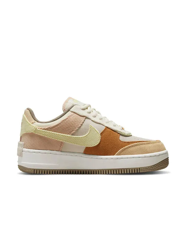Кроссовки air force 1 shadow Nike — изображение 2 из 4, зеленый/белый/коричневый