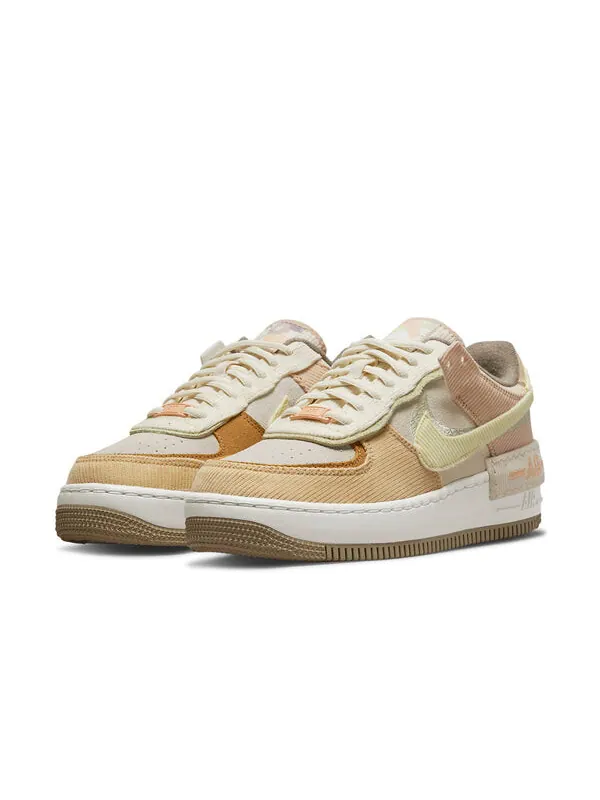Кроссовки air force 1 shadow Nike — изображение 3 из 4, зеленый/белый/коричневый