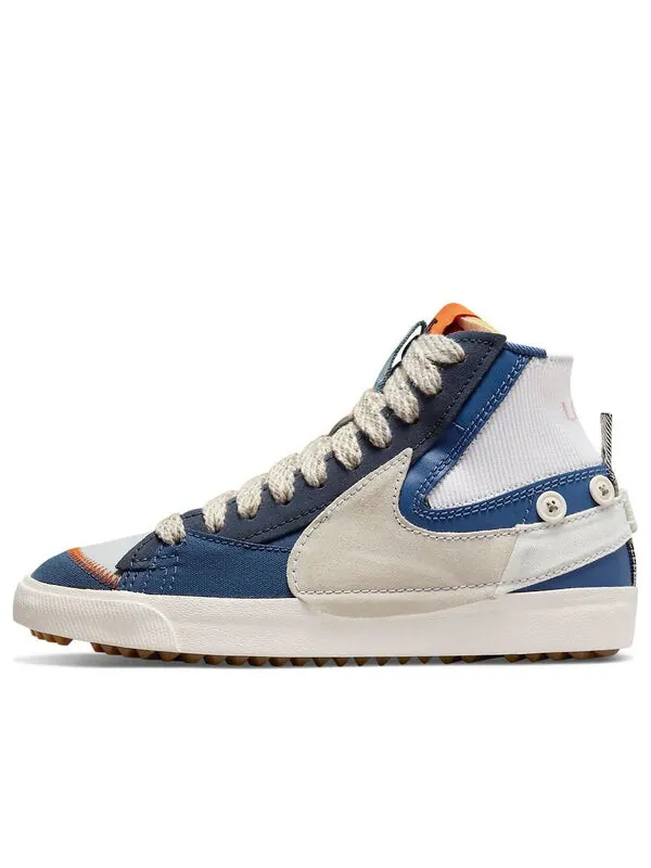 Кроссовки blazer mid '77 jumbo 'voodoo - grey fog phantom' Nike — изображение 1 из 4, серый/синий/коричневый