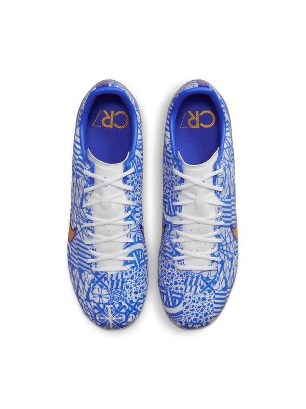 Кроссовки zoom mercurial vapor 15 academy cr7 mg Nike — изображение 2 из 4, белый//синий/металлик