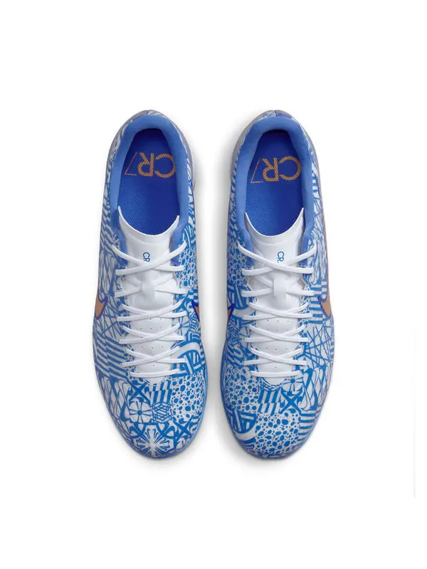 Кроссовки zoom mercurial vapor 15 academy cr7 ic Nike — изображение 4 из 4, белый//синий/металлик