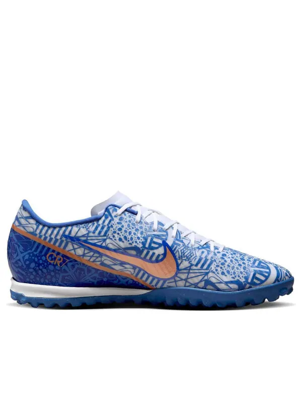 Кроссовки zoom mercurial vapor 15 academy cr7 tf 'blue white' Nike — изображение 2 из 4, синий/белый