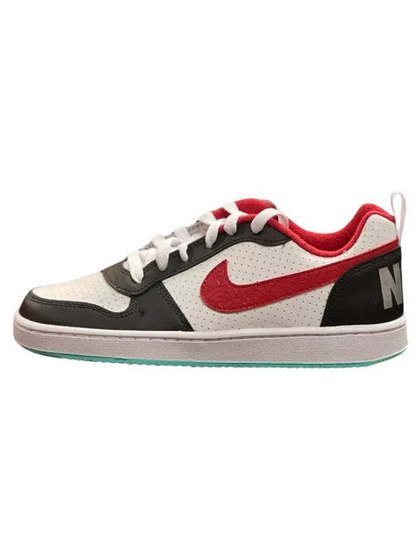 Кроссовки Court Borough низкие красные Nike — изображение 2 из 3, белый/красный/черный