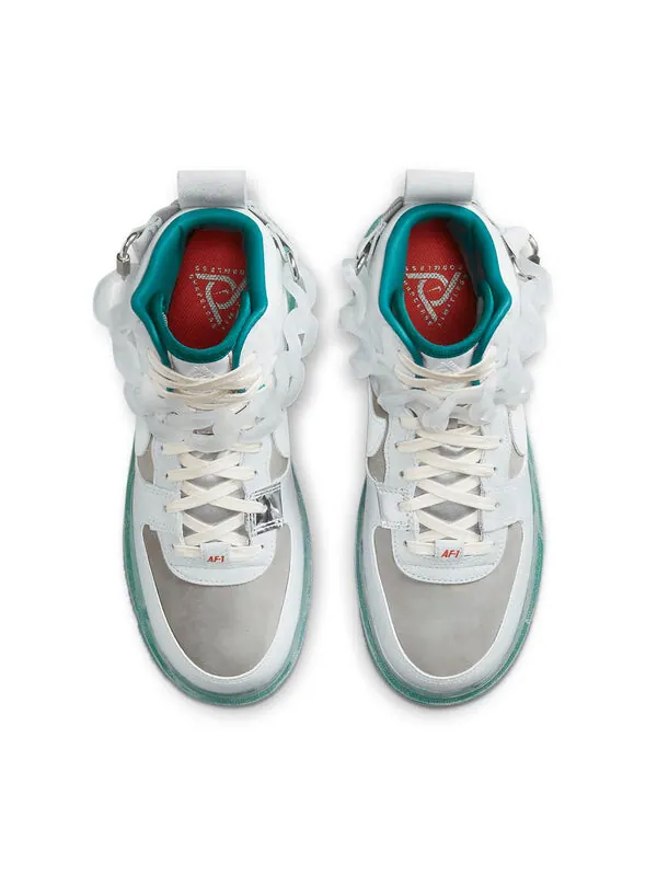 Кроссовки air force 1 high utility 2.0 Nike — изображение 4 из 4, серый/белый/зеленый