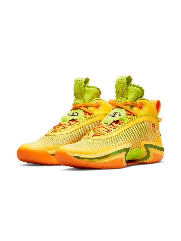 Кроссовки джейсон татум x 36 нитро Air Jordan — изображение 3 из 4, оранжевый/желтый/зеленый