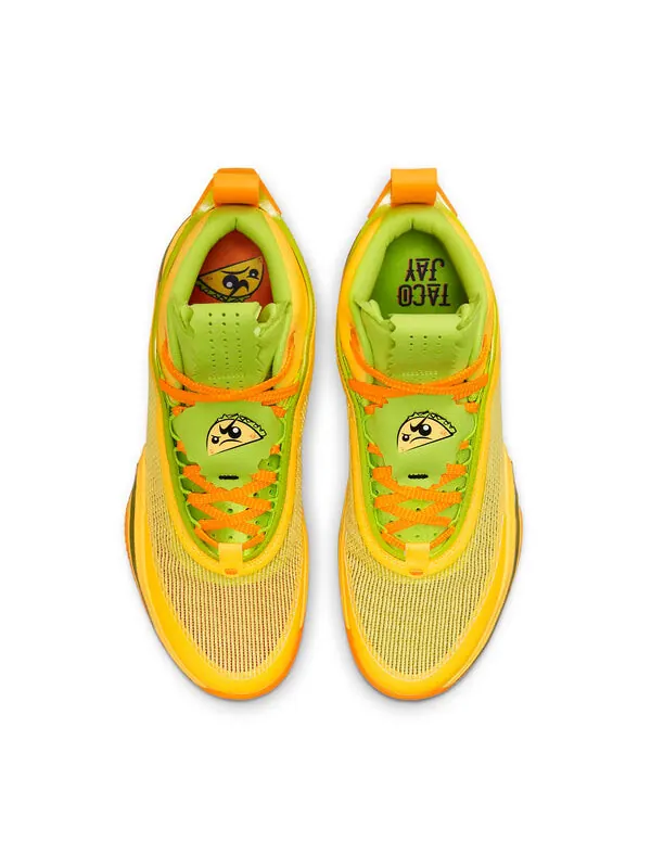 Кроссовки джейсон татум x 36 нитро Air Jordan — изображение 4 из 4, оранжевый/желтый/зеленый