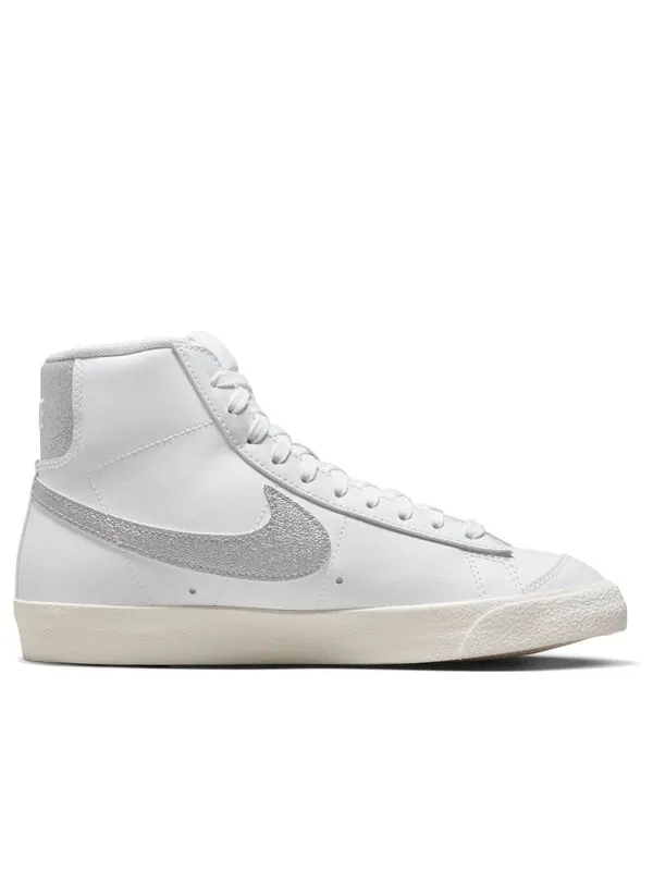 Кроссовки blazer mid '77 ess 'white gray' Nike — изображение 2 из 4, белый/серый
