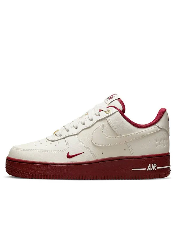 Кроссовки air force 1 '07 se '40th anniversary - sail team red' Nike — изображение 1 из 4, белый/красный