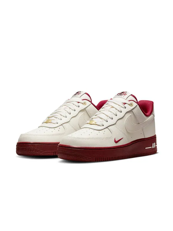Кроссовки air force 1 '07 se '40th anniversary - sail team red' Nike — изображение 3 из 4, белый/красный