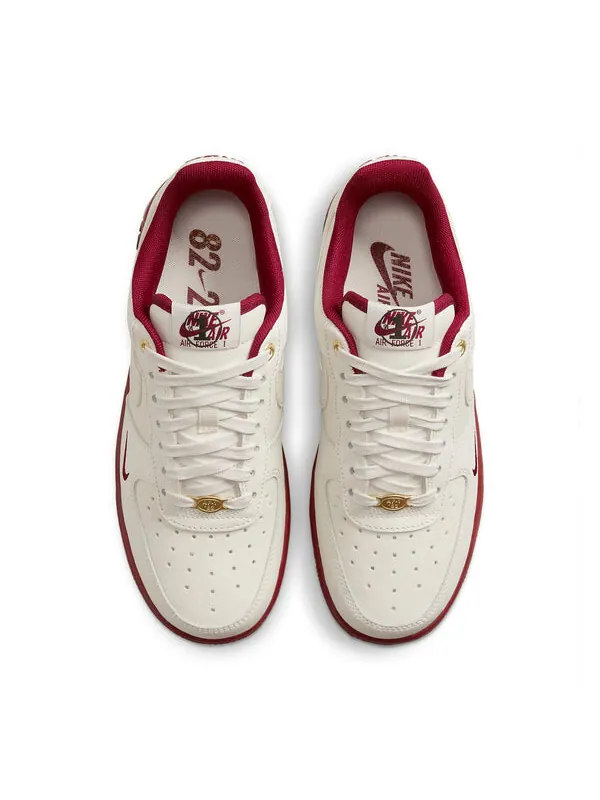 Кроссовки air force 1 '07 se '40th anniversary - sail team red' Nike — изображение 4 из 4, белый/красный