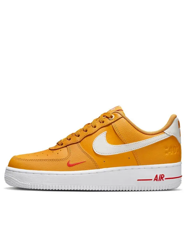 Кроссовки air force 1 '07 se '40th anniversary - yellow ochre' Nike — изображение 1 из 4, оранжевый/белый