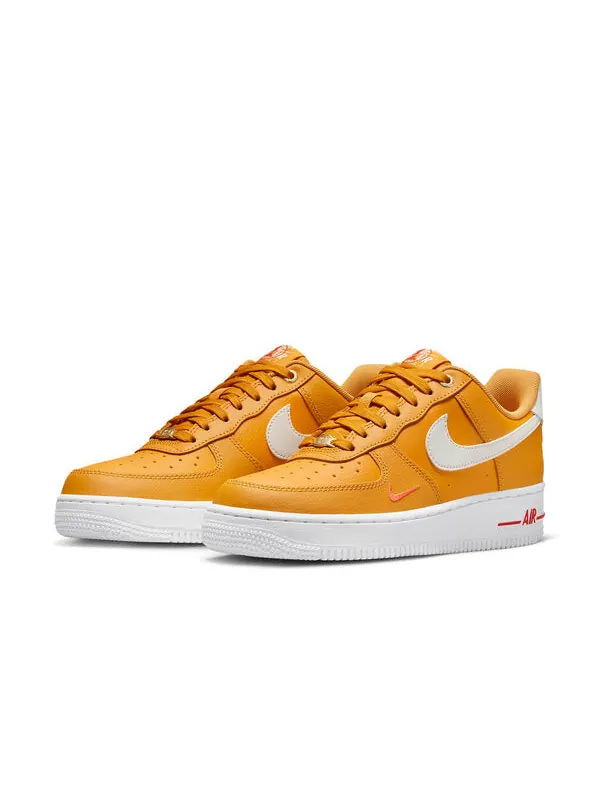 Кроссовки air force 1 '07 se '40th anniversary - yellow ochre' Nike — изображение 3 из 4, оранжевый/белый