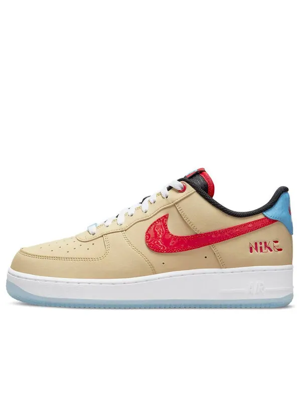 Кроссовки air force 1 '07 lv8 'satellite' Nike — изображение 1 из 4, коричневый/красный/синий