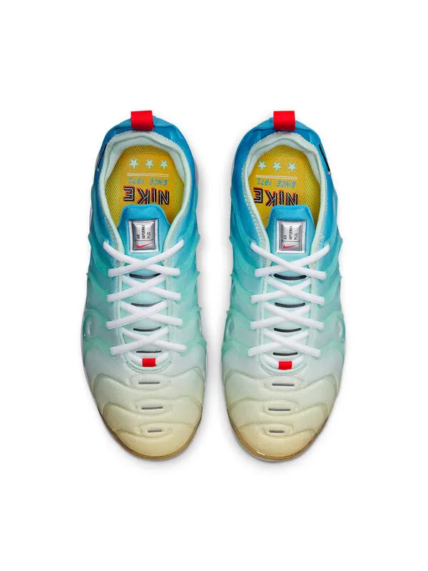 Кроссовки air vapormax plus Nike — изображение 4 из 4, желтый/зеленый/синий