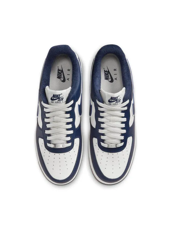 Кроссовки air force 1 '07 lv8 'college pack - midnight navy' Nike — изображение 4 из 4, белый/синий