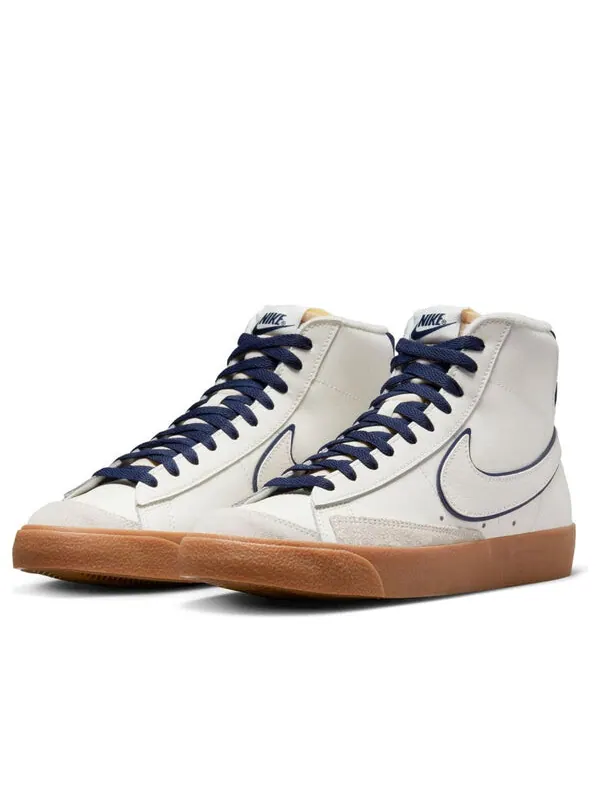 Кроссовки blazer mid 77 'sail midnight navy' Nike — изображение 3 из 4, темно-синий/коричневый