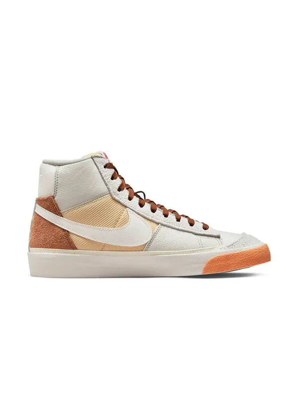 Кроссовки blazer '77 pro club 'light bone pecan' Nike — изображение 2 из 4, белый/желтый