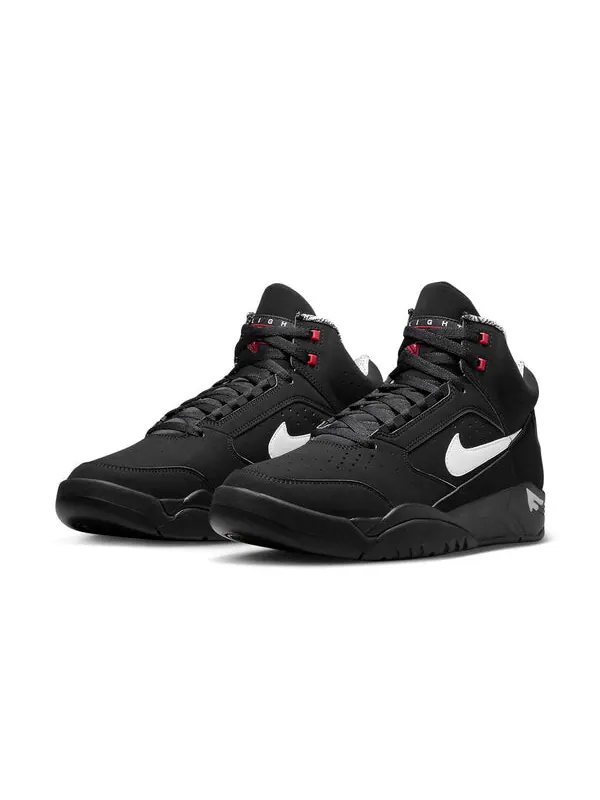 Кроссовки air flight lite mid Nike — изображение 3 из 4, черный/белый/красный