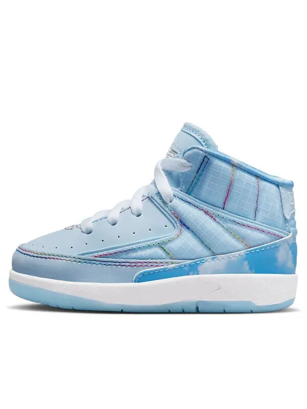 Кроссовки 2 ретро Air Jordan — изображение 1 из 1, синий/белый-мульти
