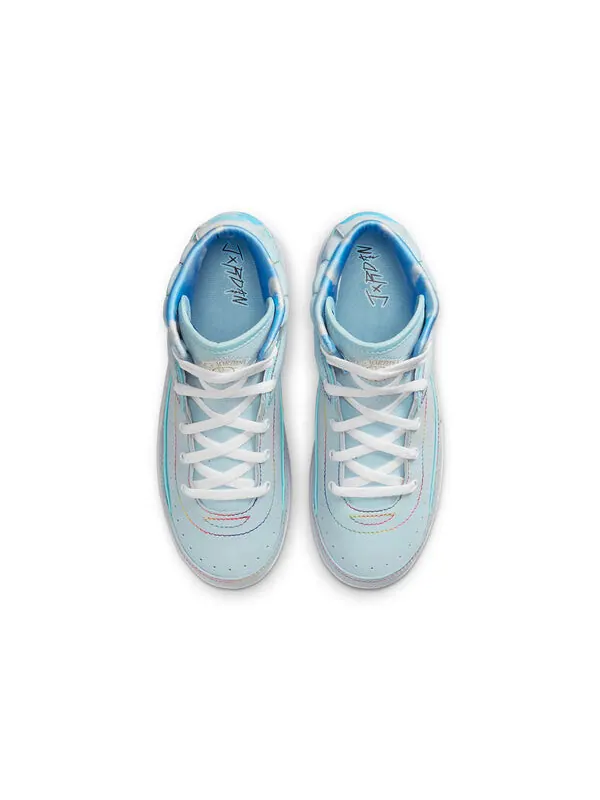 Кроссовки 2 ретро Air Jordan — изображение 4 из 4, синий/белый-мульти