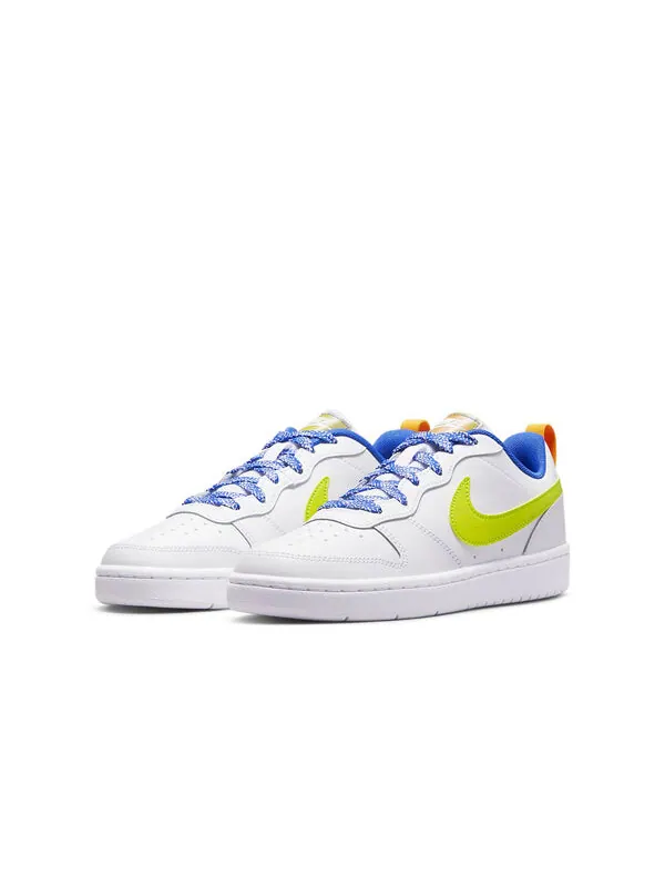 Кроссовки Court Borough Low 2 SE Nike — изображение 3 из 4, белый/зеленый