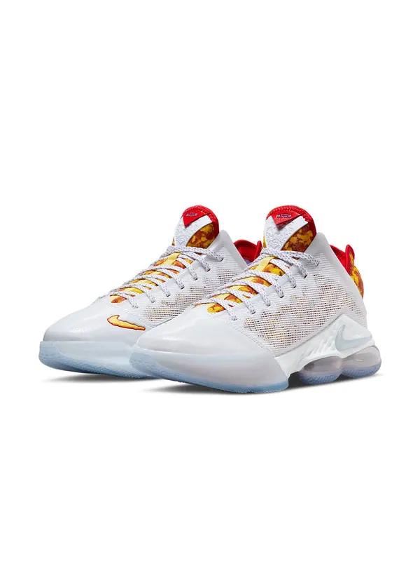 Кроссовки flintstone x lebron 19 low ep 'magic fruity pebbles' Nike — изображение 3 из 4, белый/красный