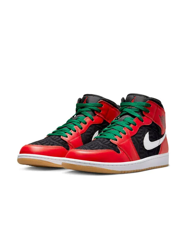 Кроссовки 1 средний размер Air Jordan — изображение 3 из 4, красный