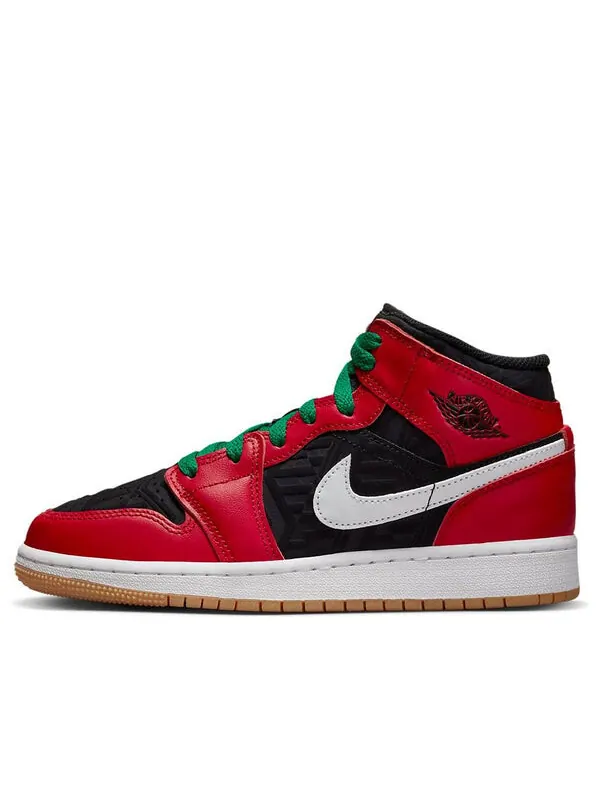 Кроссовки 1 средний размер Air Jordan — изображение 1 из 4, красный/зеленый/черный