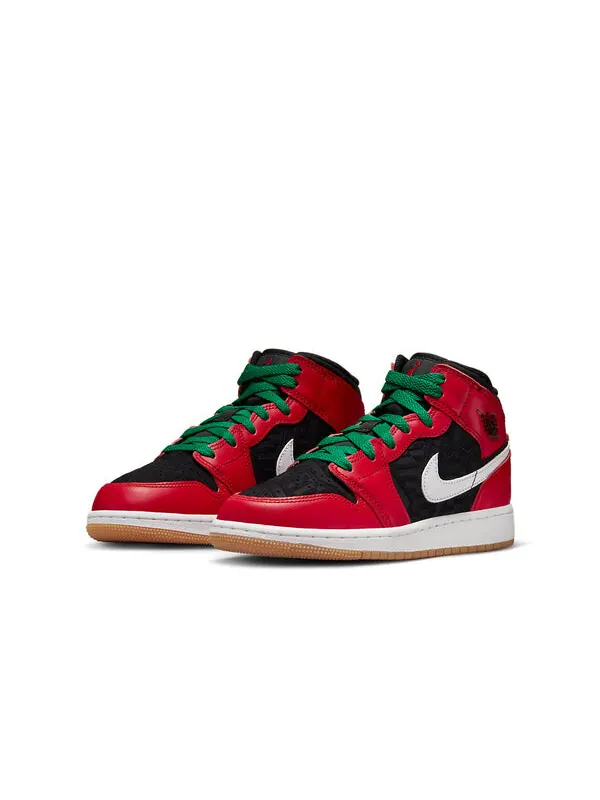Кроссовки 1 средний размер Air Jordan — изображение 3 из 4, красный/зеленый/черный