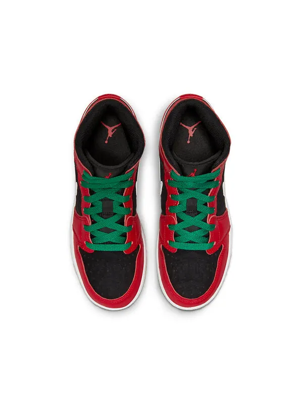 Кроссовки 1 средний размер Air Jordan — изображение 4 из 4, красный/зеленый/черный