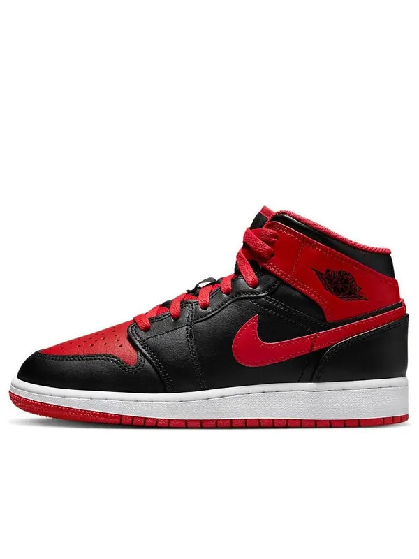 Кроссовки 1 средние Air Jordan — изображение 1 из 4, черный/красный/белый