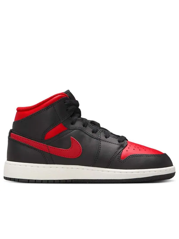 Кроссовки 1 mid Air Jordan — изображение 2 из 4, черный