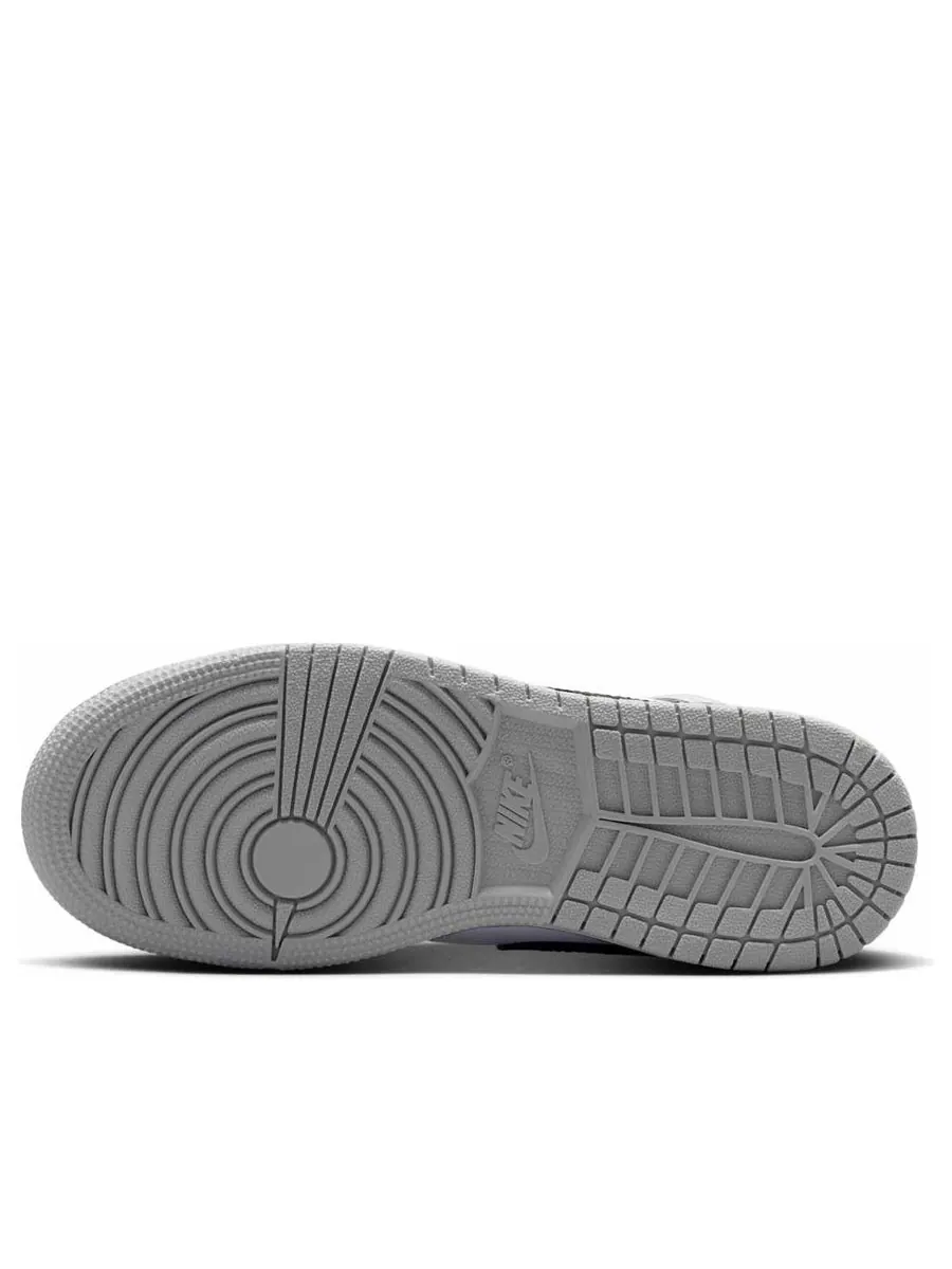 Кроссовки (GS) Air Jordan 1 Mid 'Barons' — изображение 6 из 6, серый