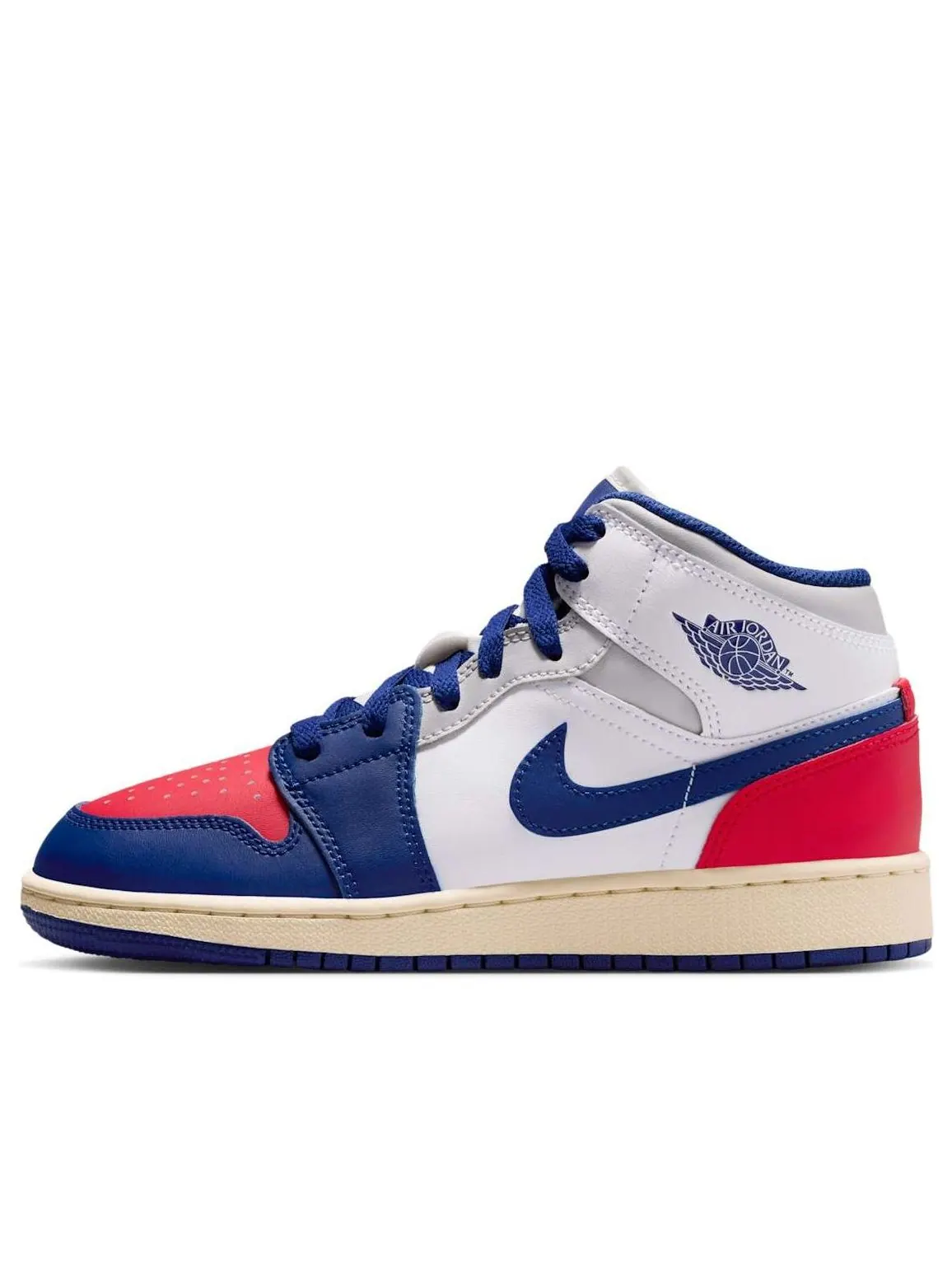 Кроссовки (GS) Air Jordan 1 Mid 'Rare Air' — изображение 1 из 6, белый