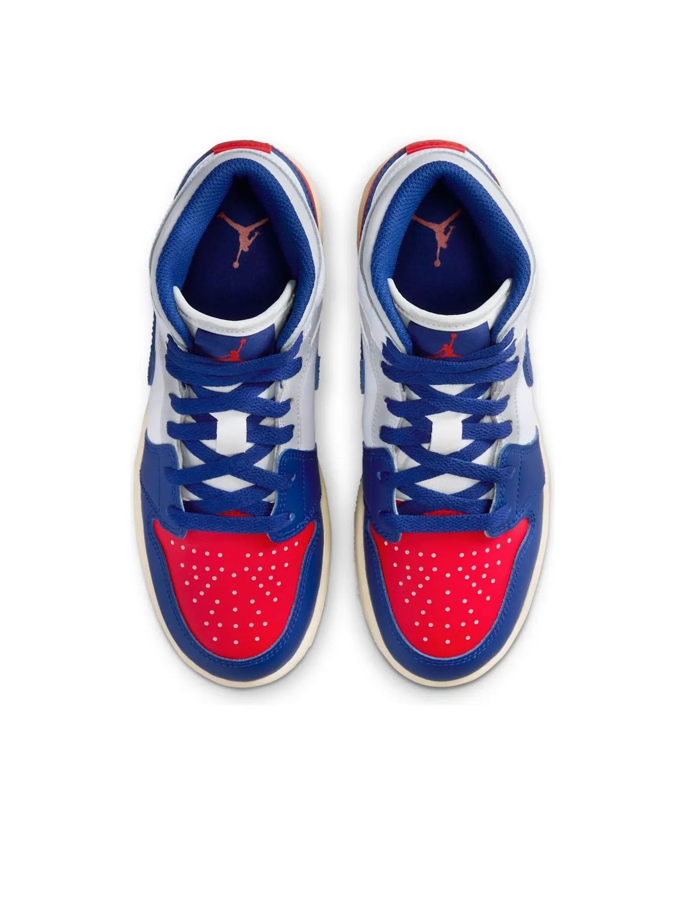 Кроссовки (GS) Air Jordan 1 Mid 'Rare Air' — изображение 4 из 6, белый