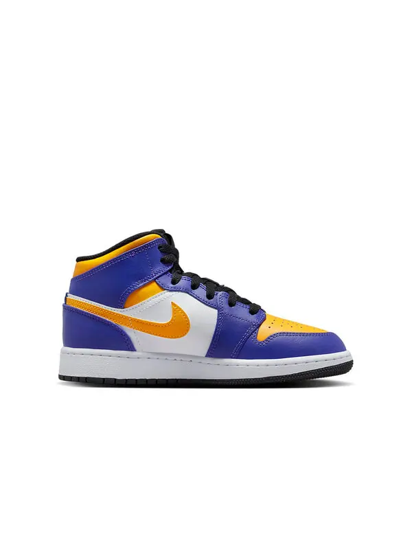 Кроссовки 1 средние Air Jordan — изображение 2 из 4, голубой