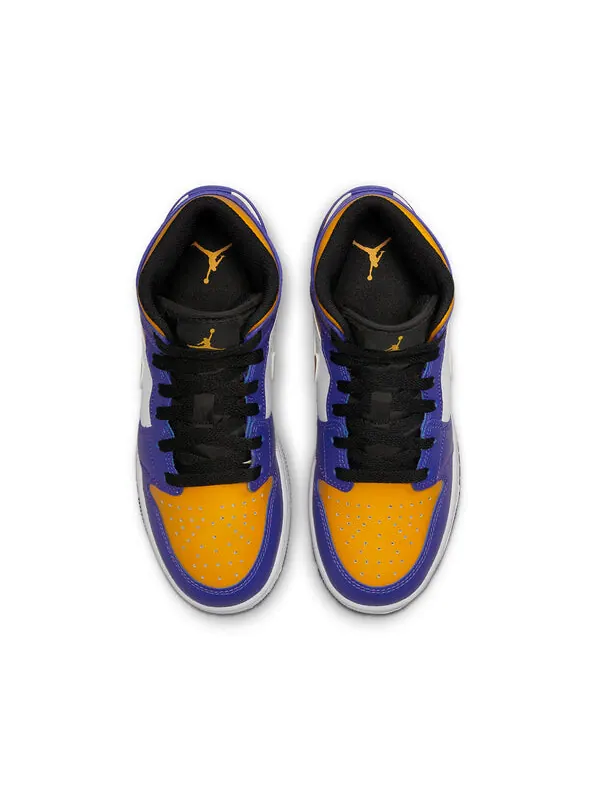 Кроссовки 1 средние Air Jordan — изображение 4 из 4, голубой