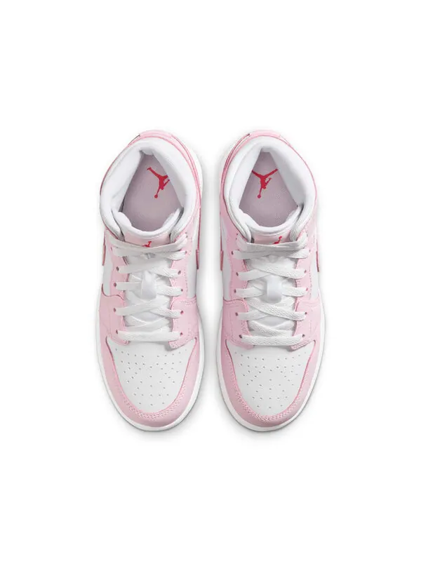 Кроссовки 1 mid 'valentine's day' Air Jordan — изображение 4 из 4, розовый/белый/красный