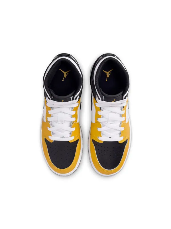 Кроссовки 1 mid 'yellow ochre' Air Jordan — изображение 4 из 4