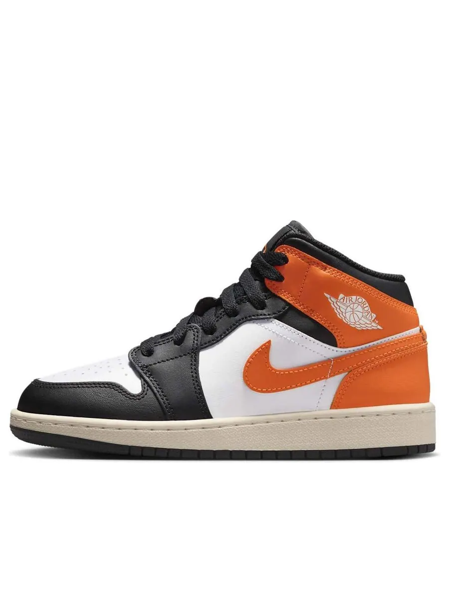 Кроссовки (GS) Air Jordan 1 Mid 'Shattered Backboard' — изображение 1 из 6, оранжевый