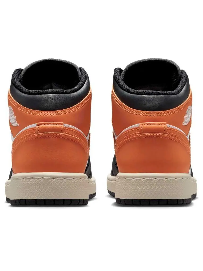 Кроссовки (GS) Air Jordan 1 Mid 'Shattered Backboard' — изображение 3 из 6, оранжевый