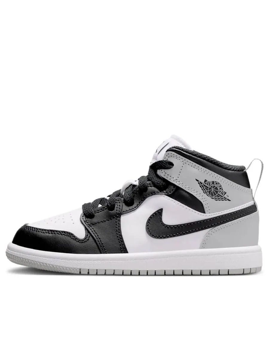 Кроссовки (PS) Air Jordan 1 Mid 'Barons' — изображение 1 из 6, серый