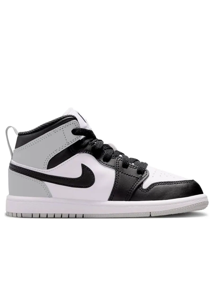 Кроссовки (PS) Air Jordan 1 Mid 'Barons' — изображение 2 из 6, серый