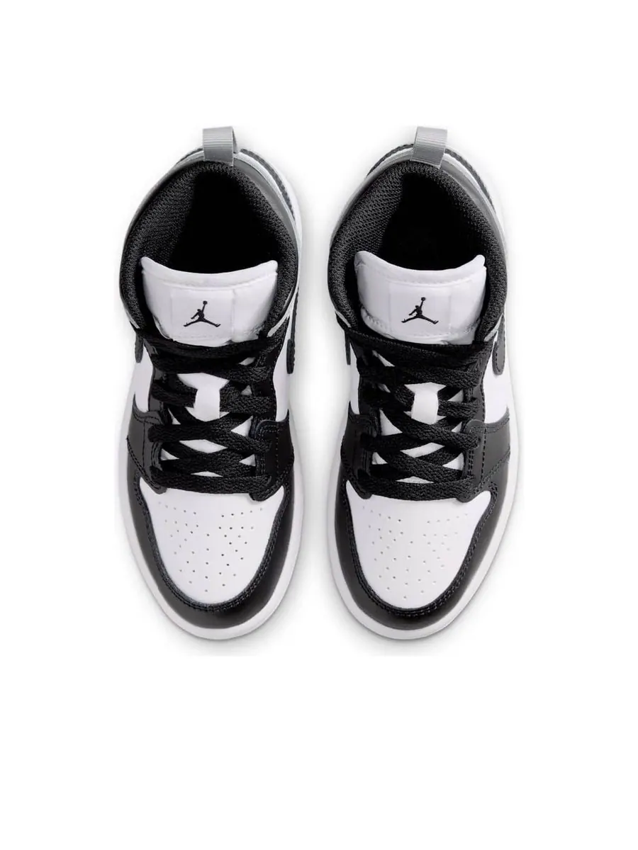 Кроссовки (PS) Air Jordan 1 Mid 'Barons' — изображение 4 из 6, серый