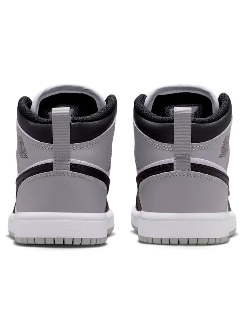Кроссовки (PS) Air Jordan 1 Mid 'Barons' — изображение 5 из 6, серый