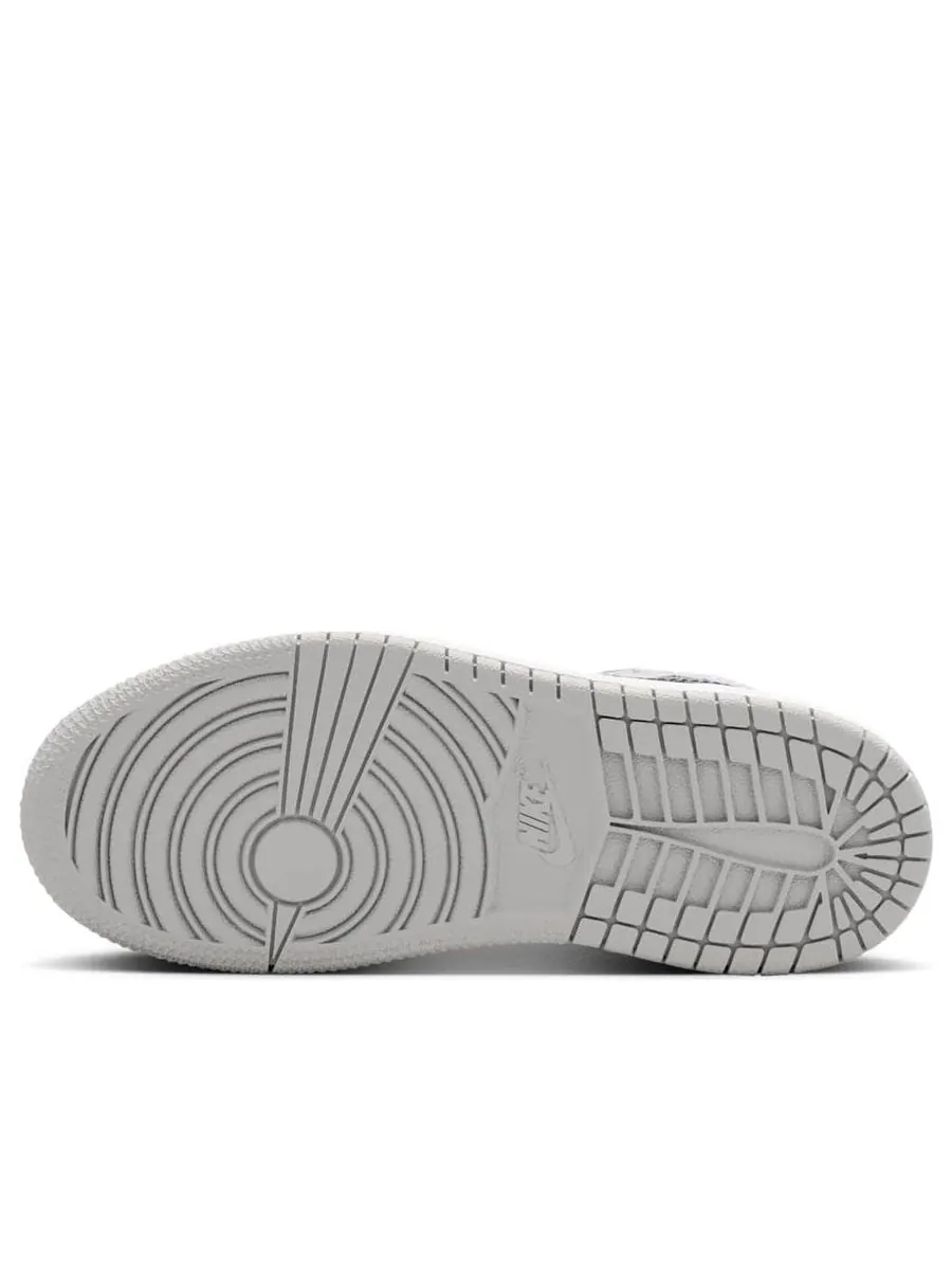 Кроссовки (PS) Air Jordan 1 Mid 'Barons' — изображение 6 из 6, серый