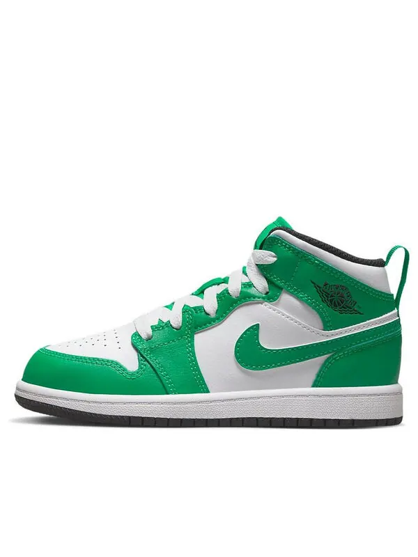 Кроссовки 1 средние Air Jordan — изображение 1 из 4, зеленый/черный/белый