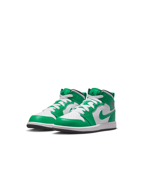 Кроссовки 1 средние Air Jordan — изображение 3 из 4, зеленый/черный/белый