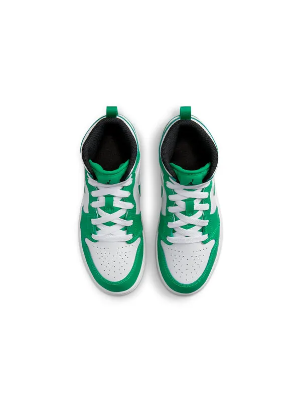 Кроссовки 1 средние Air Jordan — изображение 4 из 4, зеленый/черный/белый