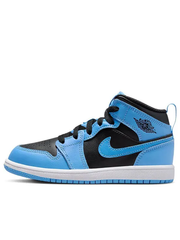 Кроссовки 1 полуботинки Air Jordan — изображение 1 из 4, синий/белый/черный